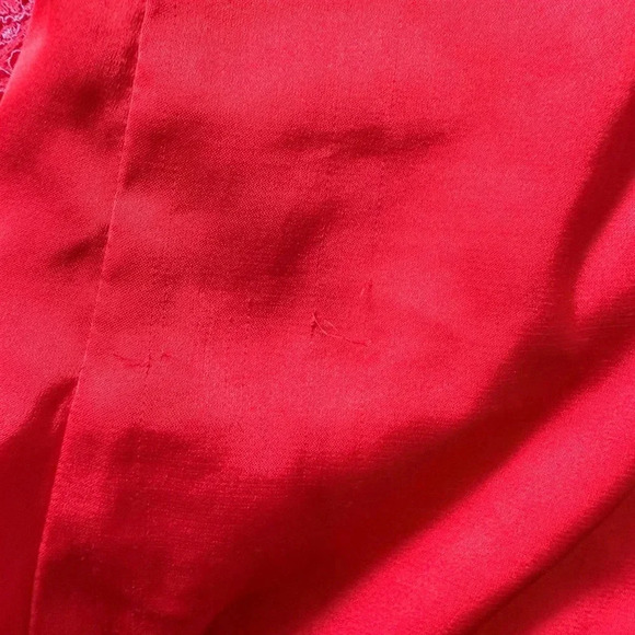 Lulus Two Piece Sleep Set Red Pink Lingerie Two Toned Womens XL Sensual - Picture 12 of 12